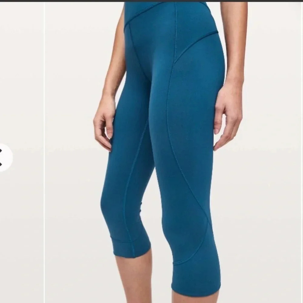 Lululemon Leggings Women’s 2 In Movement Crop Everlux “19 - Picture 3 of 11